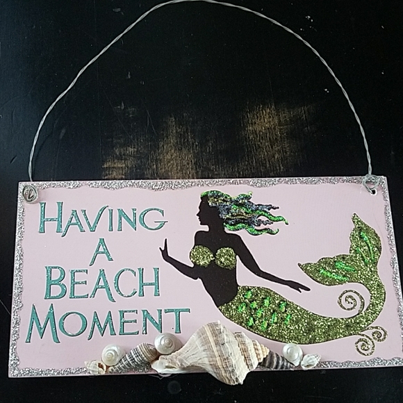 Mermaid Decorative wall hanging plaque - Picture 1 of 6